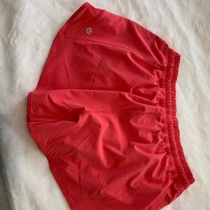 LULULEMON SHORTS WORN ONCE HOT PINK